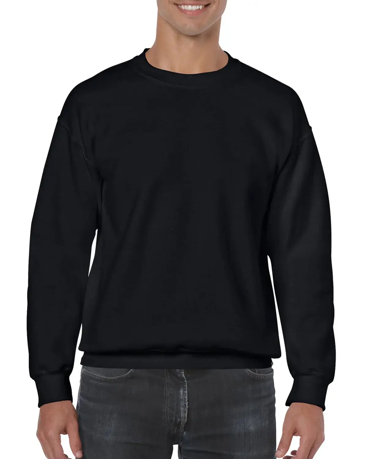 Black Gildan Heavy Blend 18000 Sweatshirt