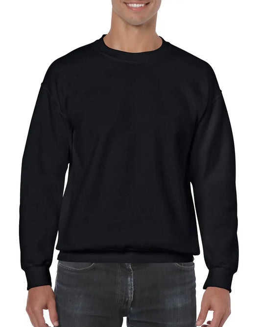 Black Gildan Heavy Blend 18000 Sweatshirt