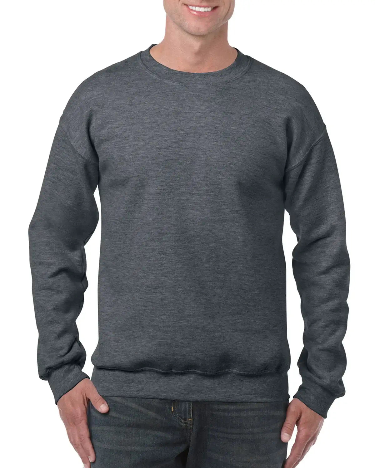Dark Heather Gildan Heavy Blend 18000 Sweatshirt
