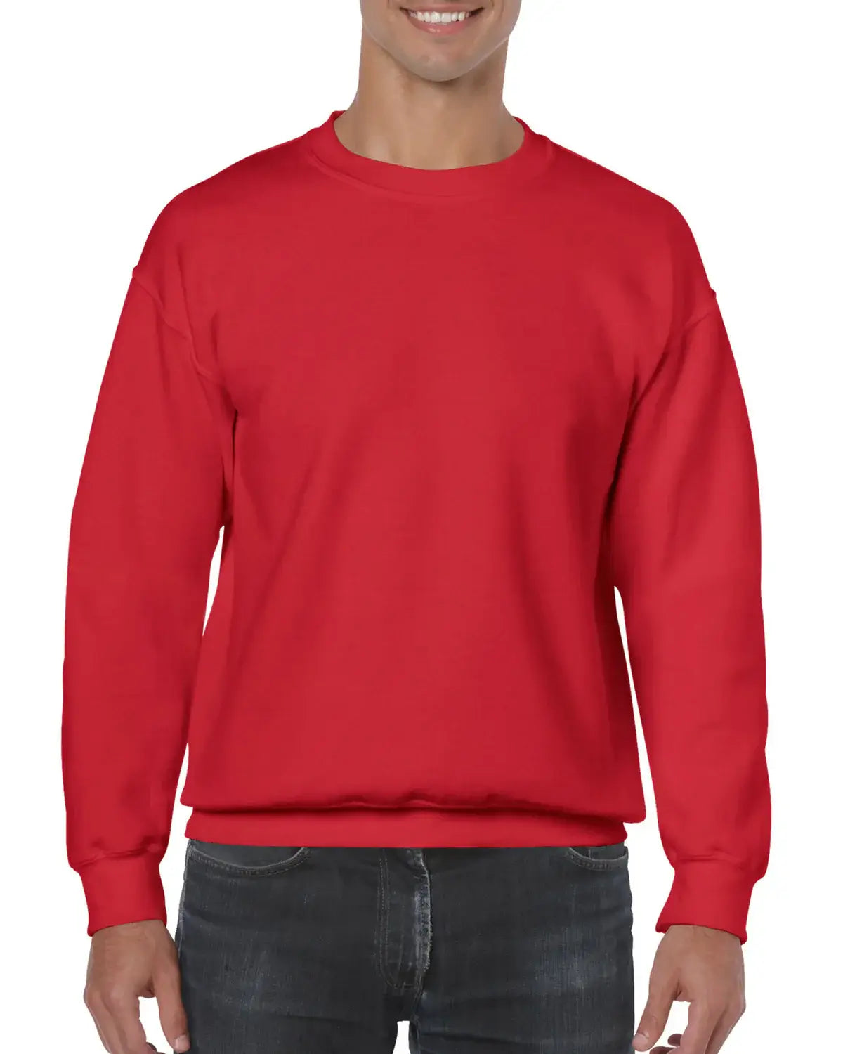 Red Gildan Heavy Blend 18000 Sweatshirt