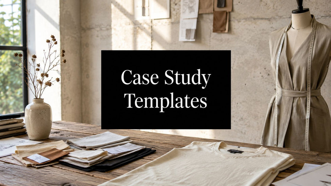 Case Study Templates for Apparel Brands