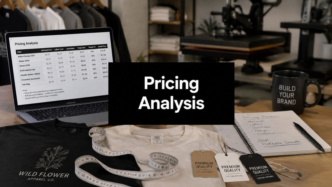 Competitive Pricing Analysis for Custom Apparel Businesses