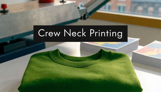 Master Custom Printing on a Crew Neck Pullover