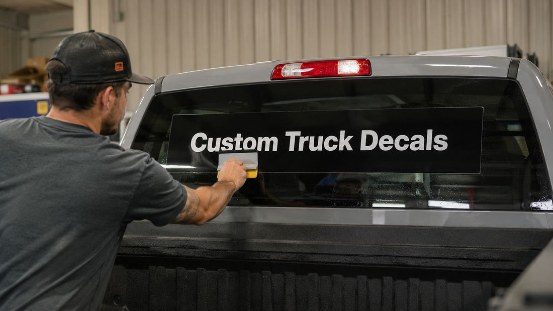 Custom Decals for Truck Windows: A Complete Guide