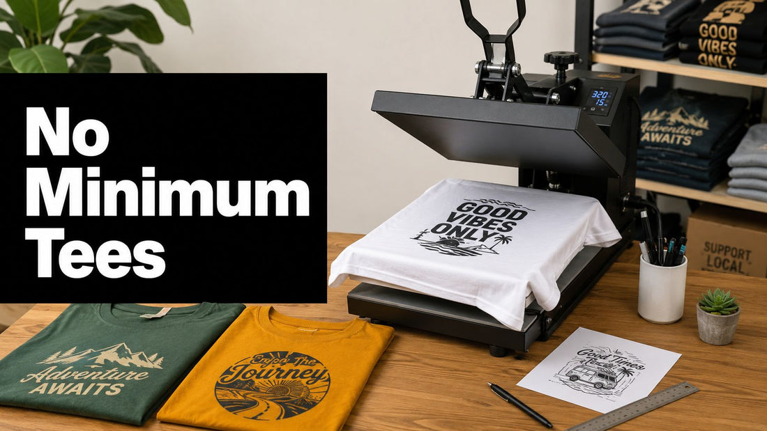 Custom Shirt Printing No Minimum: A 2026 Guide