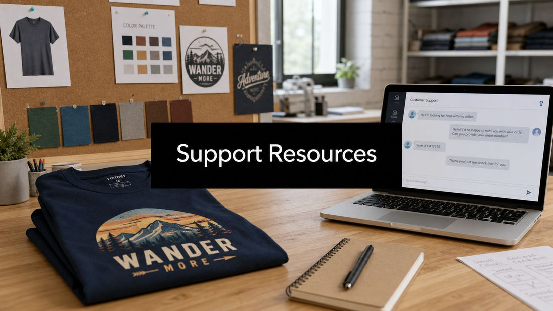 Customer Support Resources for Custom Apparel Brands