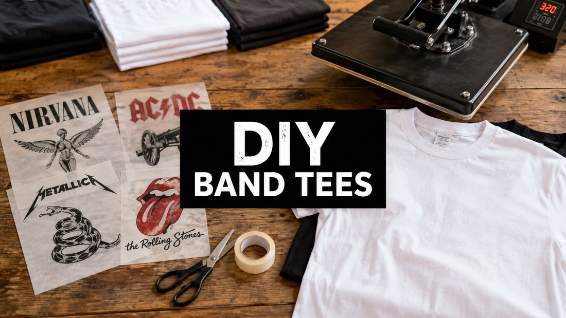 DIY Band T Shirts a Pro Would Make: Your DTF Guide
