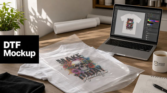 DTF Transfer Mockup: Pro Design & Presentation