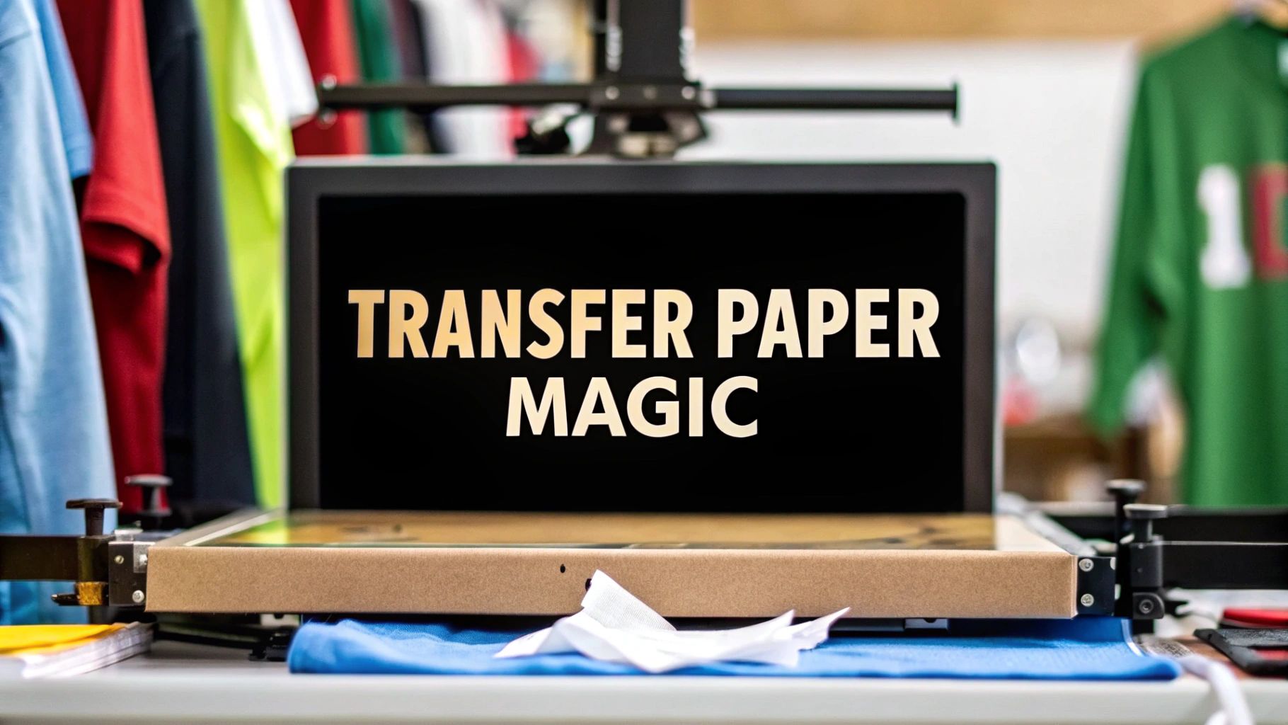 How Does Transfer Paper Work for Custom Apparel? – Raccoon Transfers