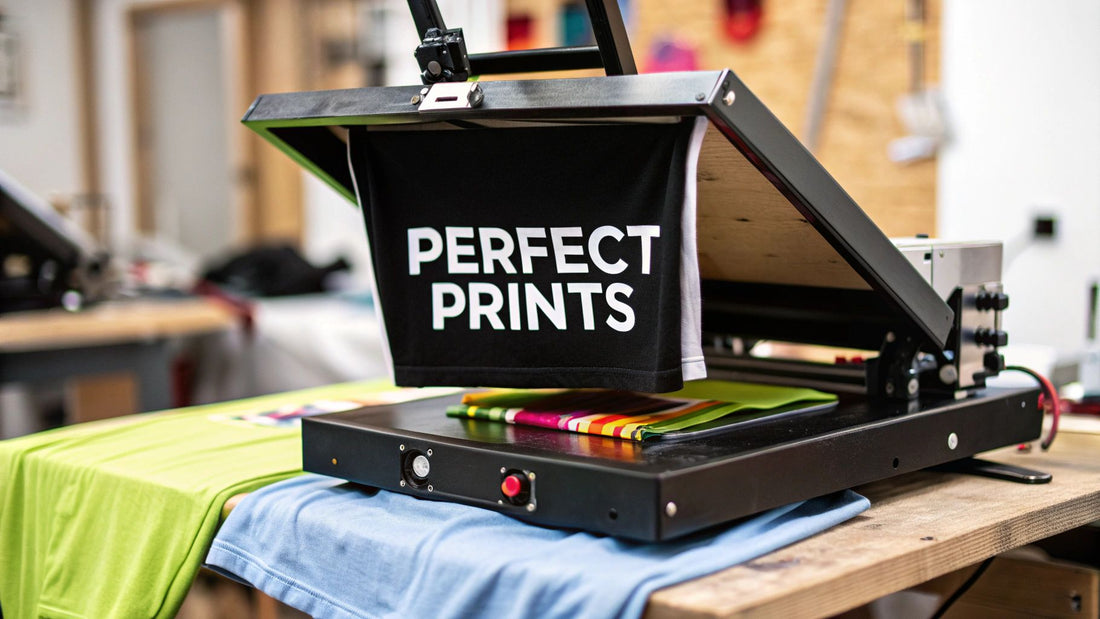 how to use the heat press machine for perfect prints