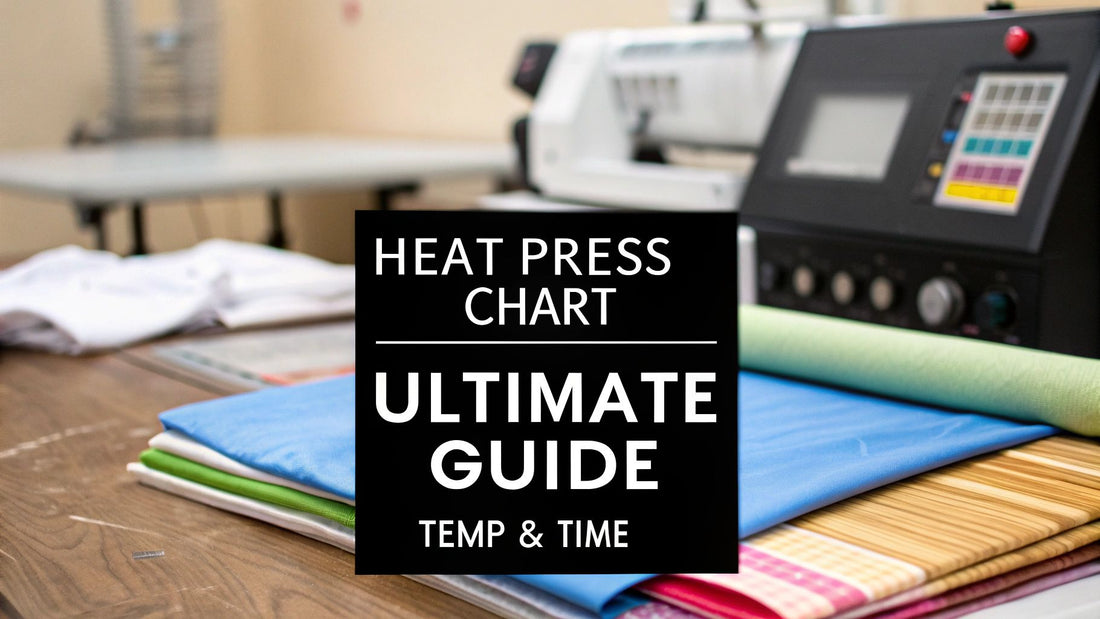 Heat Press Temperature Chart: Your Ultimate Guide