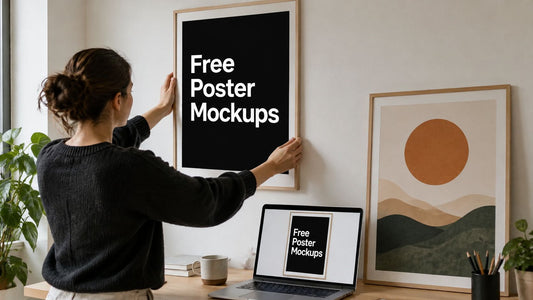 Free Mockups for Posters: 5 Options and How to Use Them