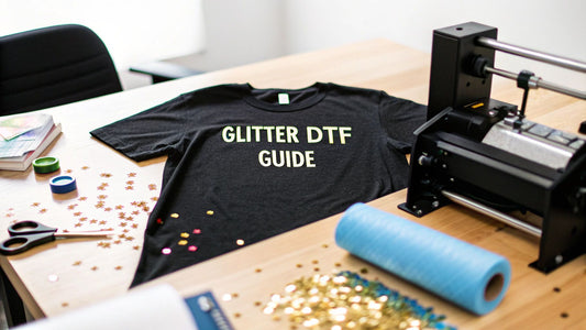 A Guide to Brilliant Glitter DTF Transfers for Custom Apparel