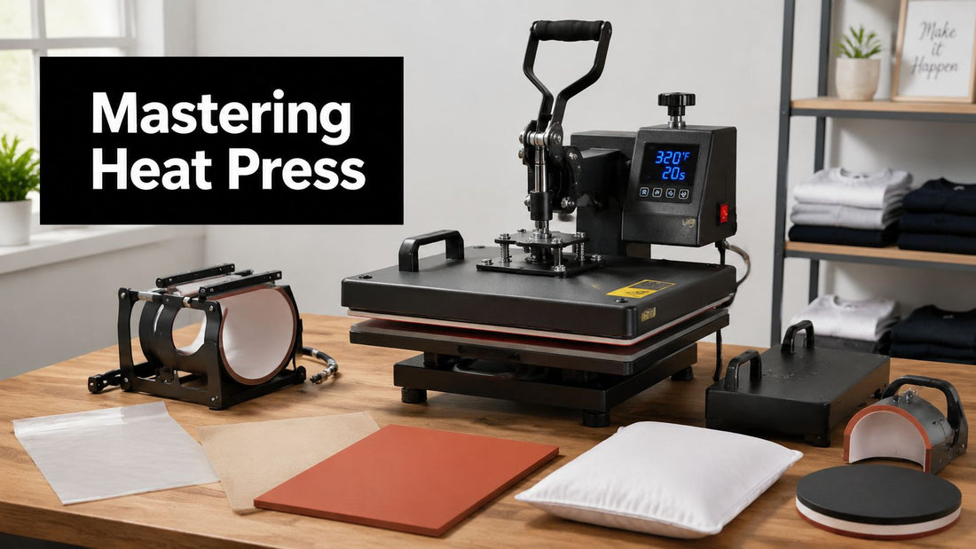 Mastering Heat Press with Accessories: Perfect DTF