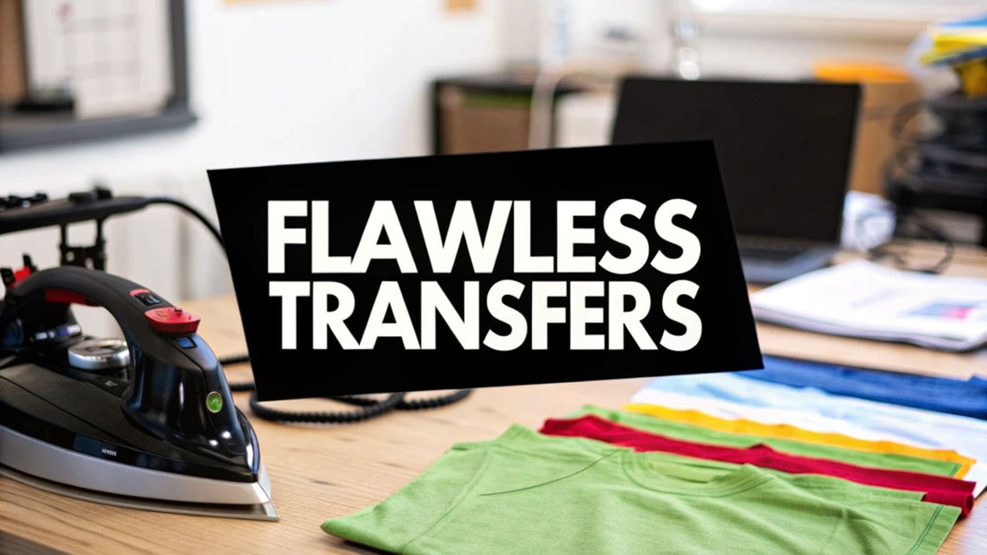 Iron On Transfer How To A Pro Guide to Flawless Custom Apparel