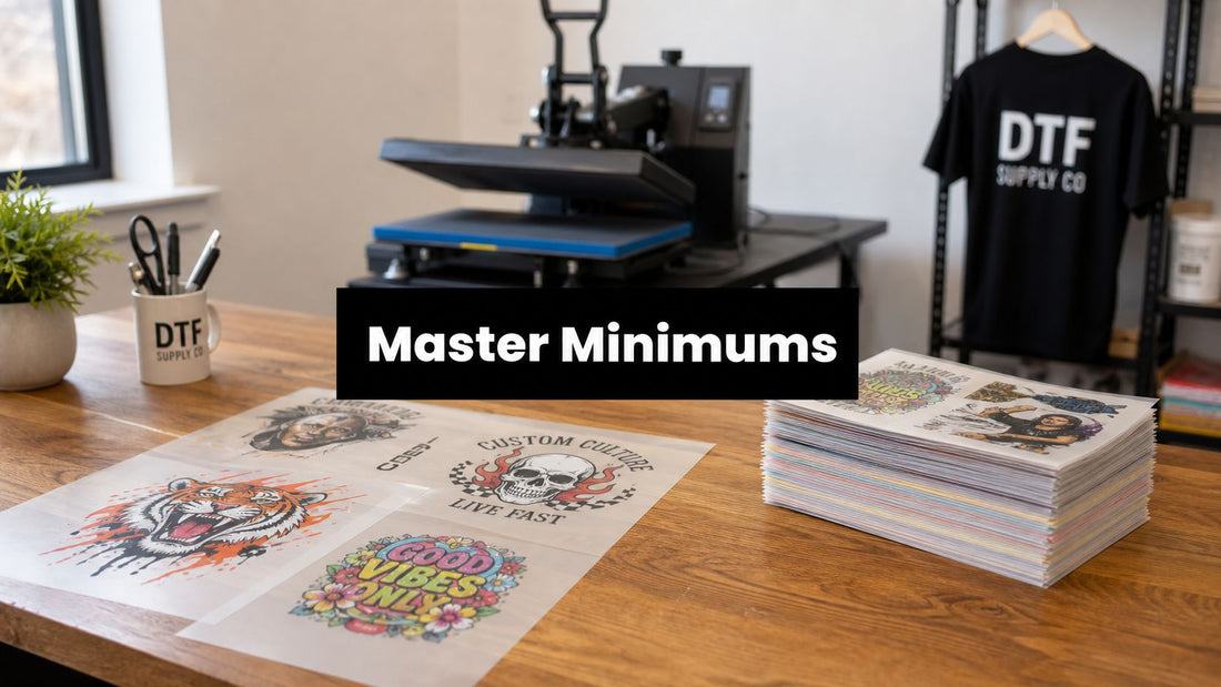 Master Minimum Order Requirements for DTF Printing