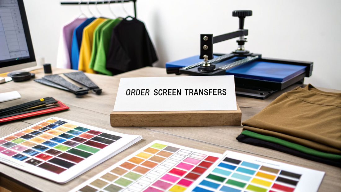 Order Screen Print Transfers: Your 2026 Guide to order screen print transfers