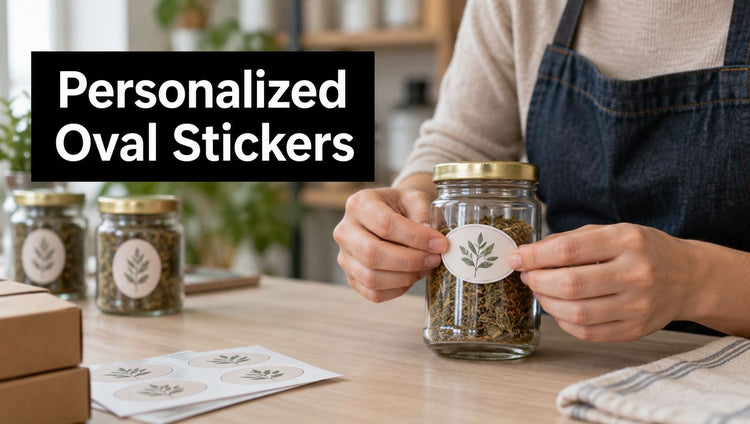 Personalized Oval Stickers: Design, Order, and Apply – Raccoon Transfers