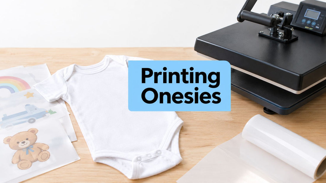 Printing on Onesies: A DTF Pressing Guide