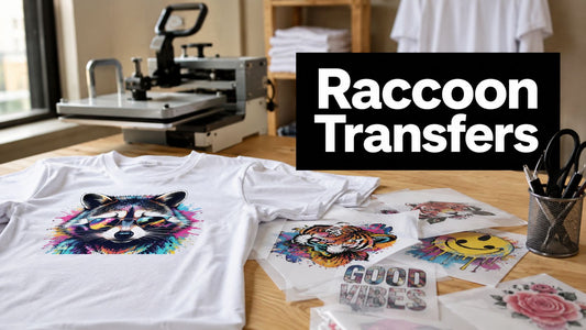5 Merch Ideas with Raccoon Transfers: DTF Transfers in Hutto