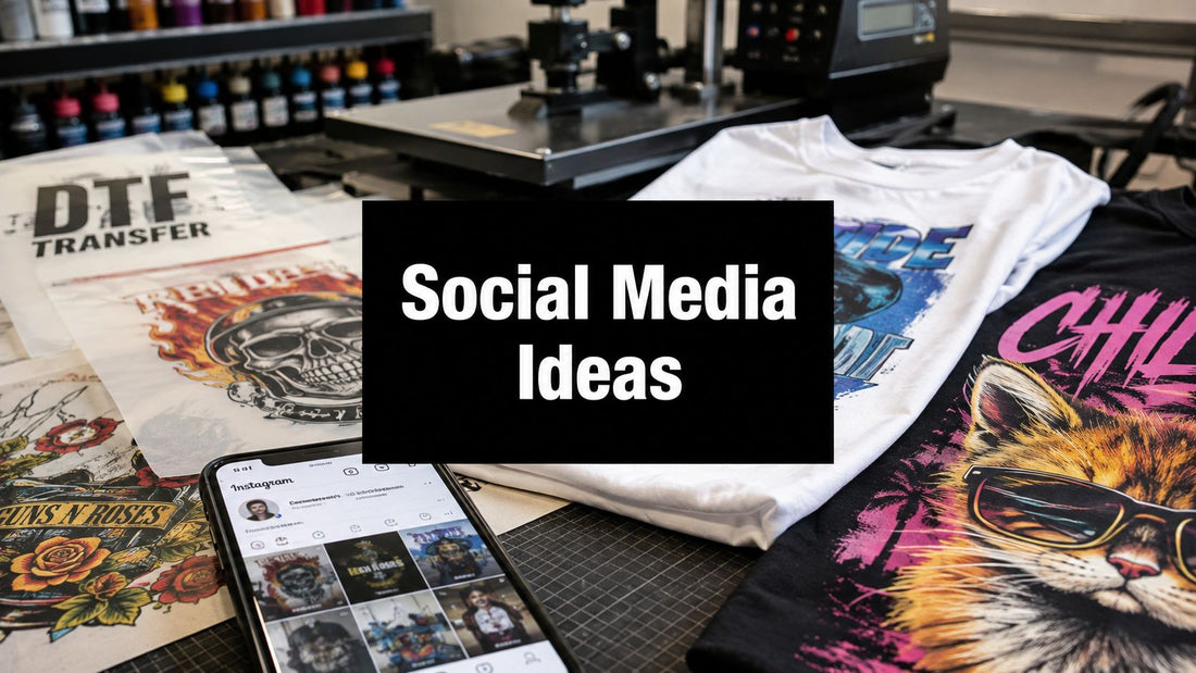 10 Social Media Content Ideas for DTF Brands