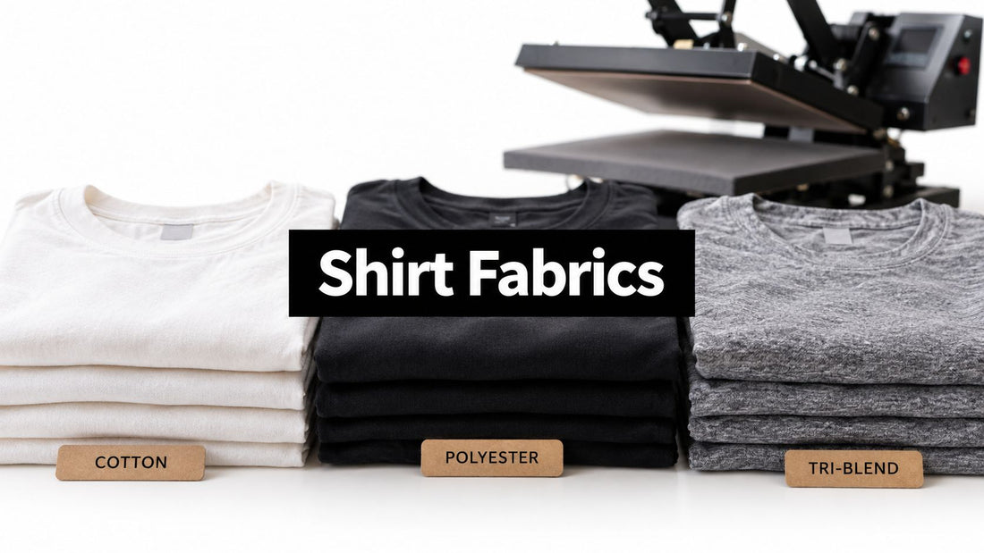 Types of Shirt Fabric for DTF Transfers