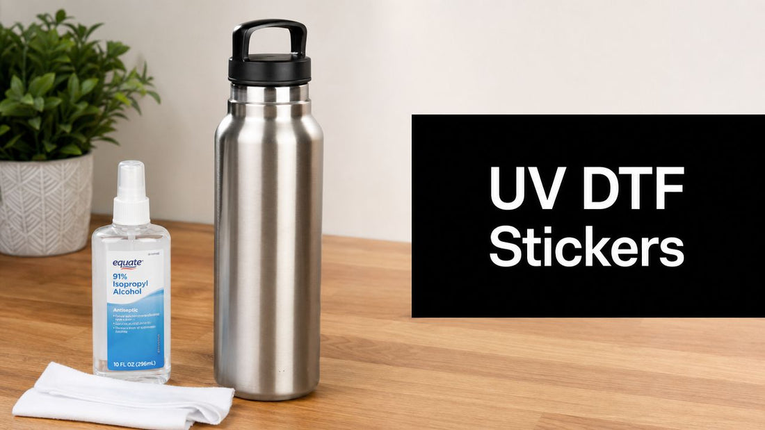 UV DTF Stickers for Water Bottles: A How-To Guide