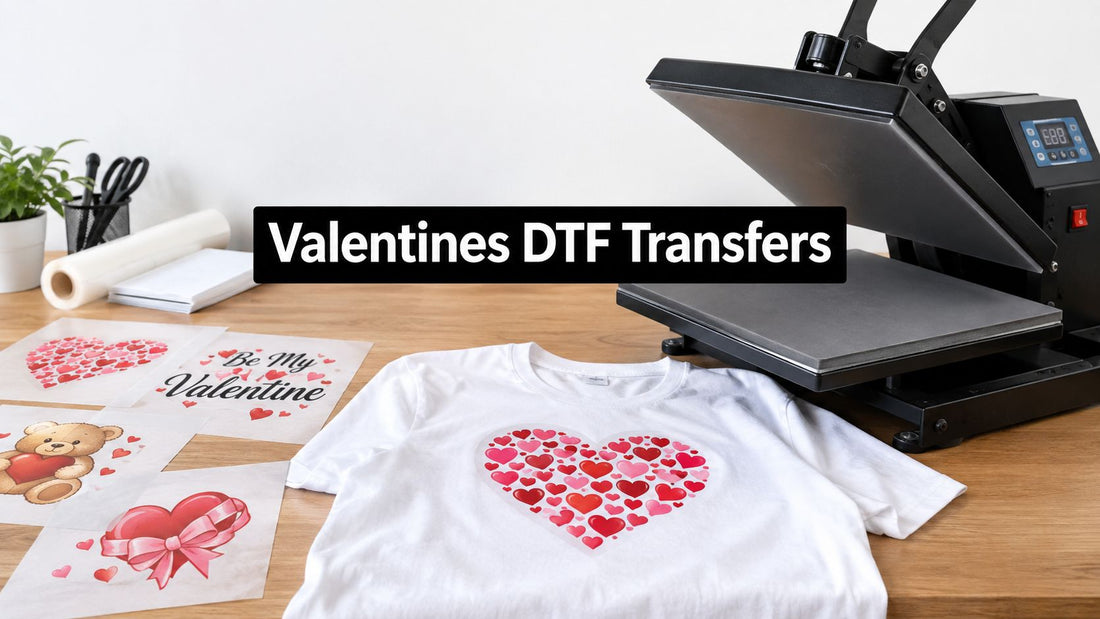 Valentines DTF Transfers: From Design to Pressed Shirt