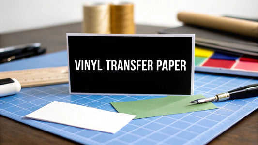 A Crafter's Guide to Vinyl Transfer Paper
